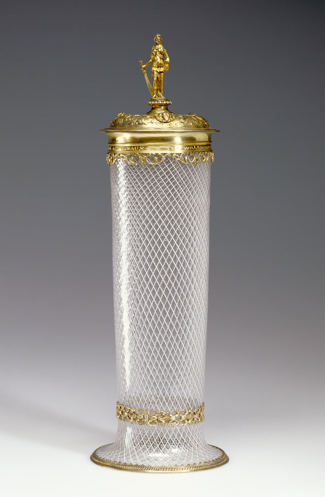Unknown:Covered Filigrana Beaker (Stangenglas), Poster Print Wall Art