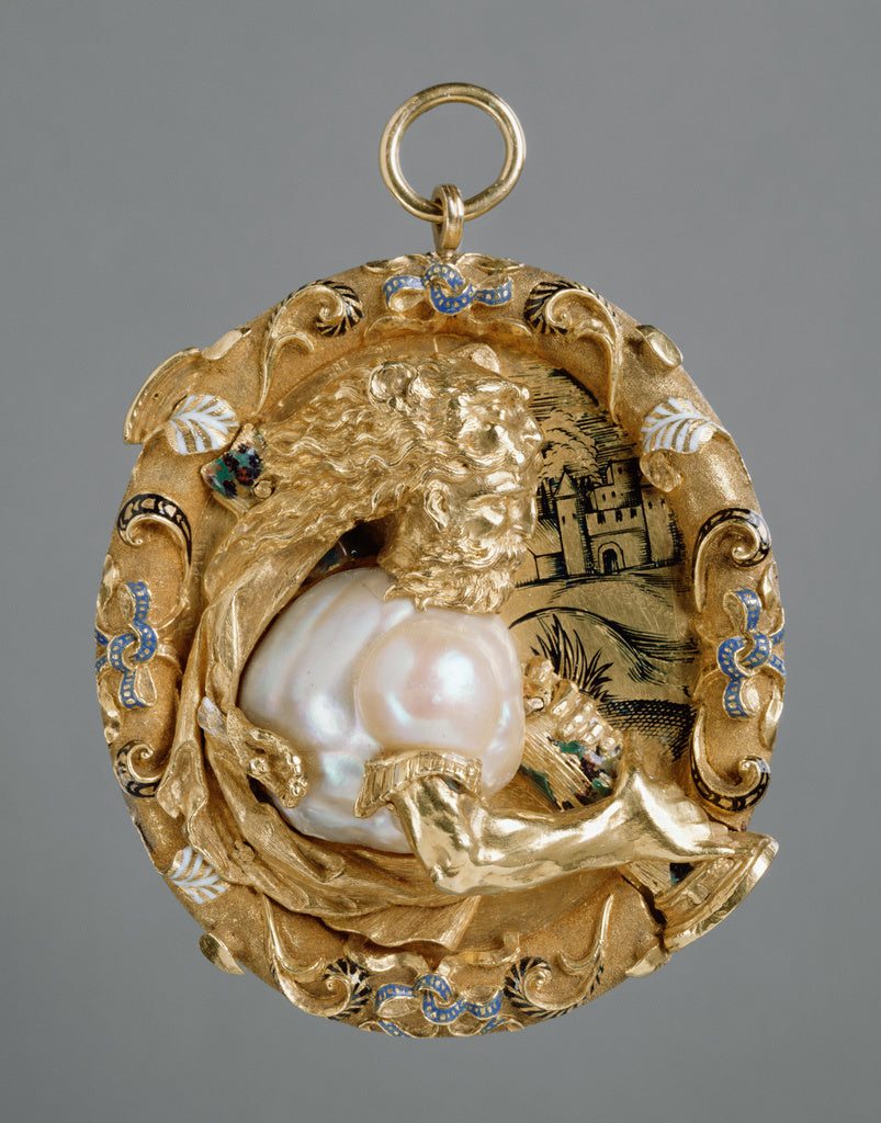 Unknown maker, French:Hercules Pendant, Poster Print Wall Art