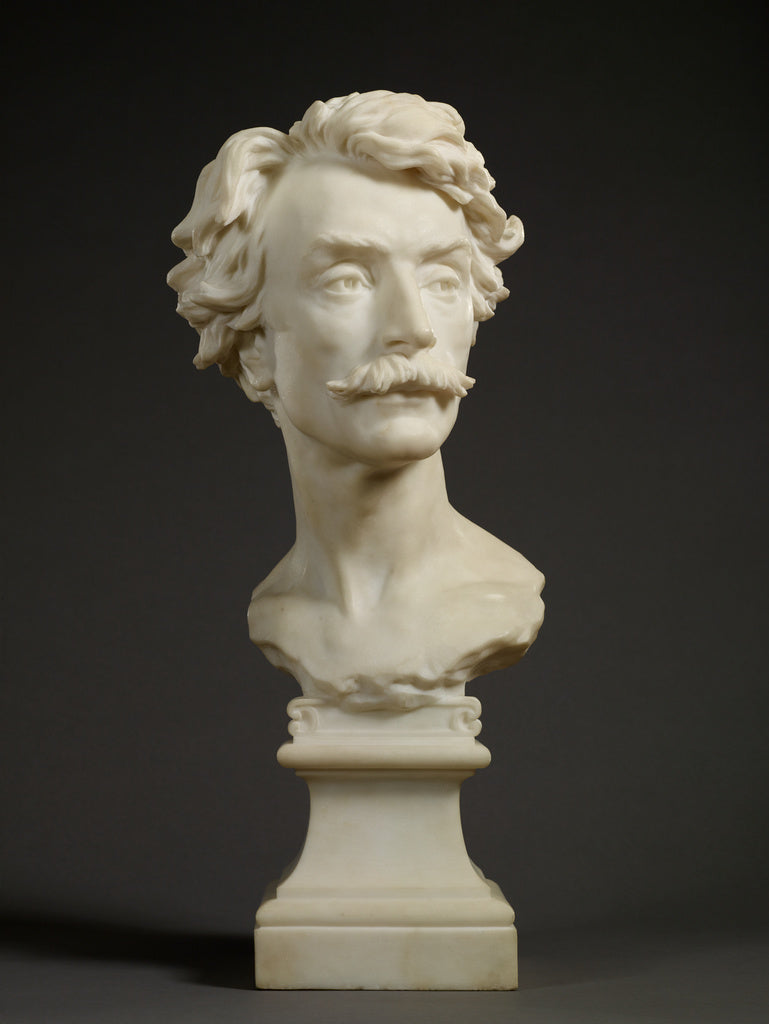 Jean-Baptiste Carpeaux:Bust of Jean Léon Gérôme (1824 - 1, Poster Print Wall Art