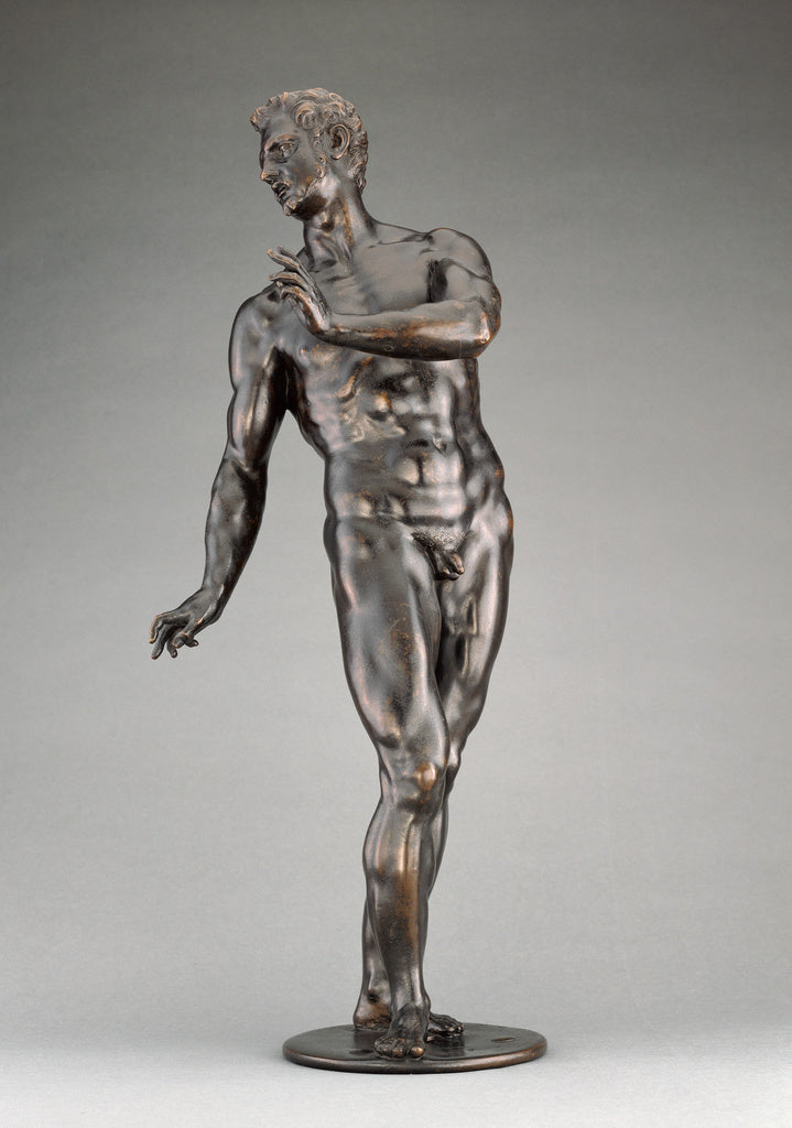 Tiziano Aspetti:Male Nude, Poster Print Wall Art