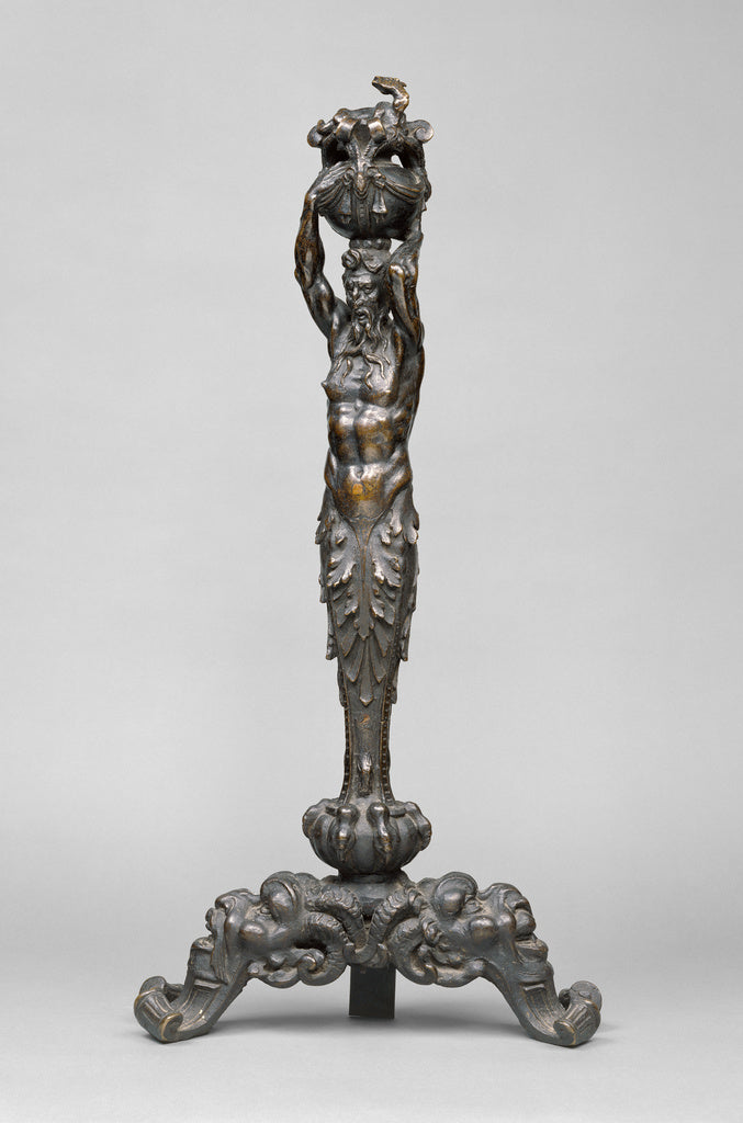Unknown maker, Italian:Andiron in the Form of a Male Herm, Poster Print Wall Art