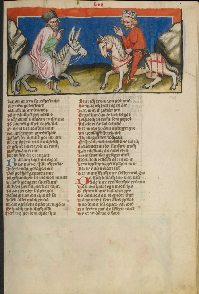 Rudolf von EmsUnknown:The Meeting of Balaam and Balak, Poster Print Wall Art