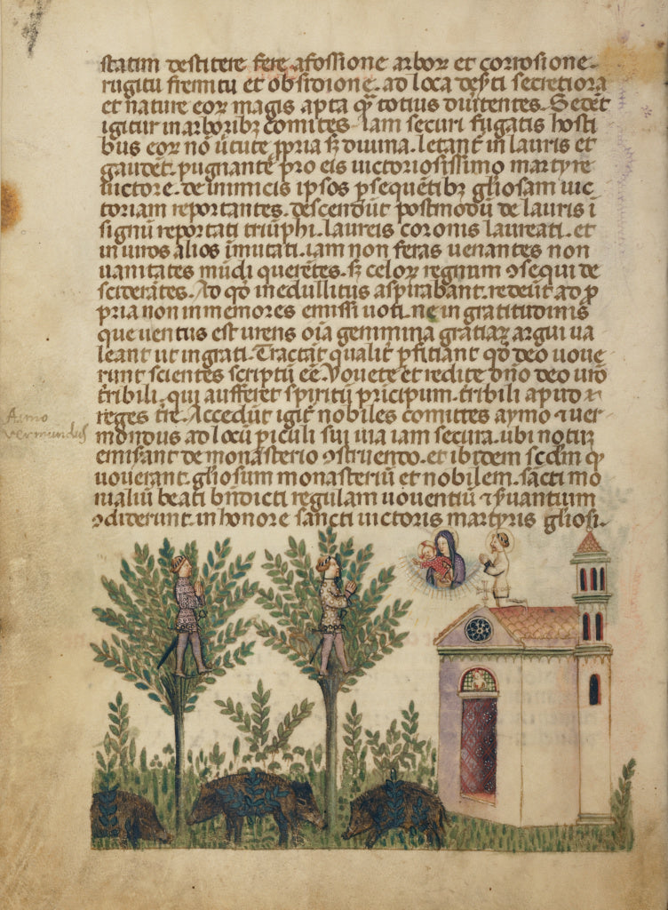 Anovelo da ImbonateAttributed to:Aimo and Vermondo, Chased u, Poster Print Wall Art