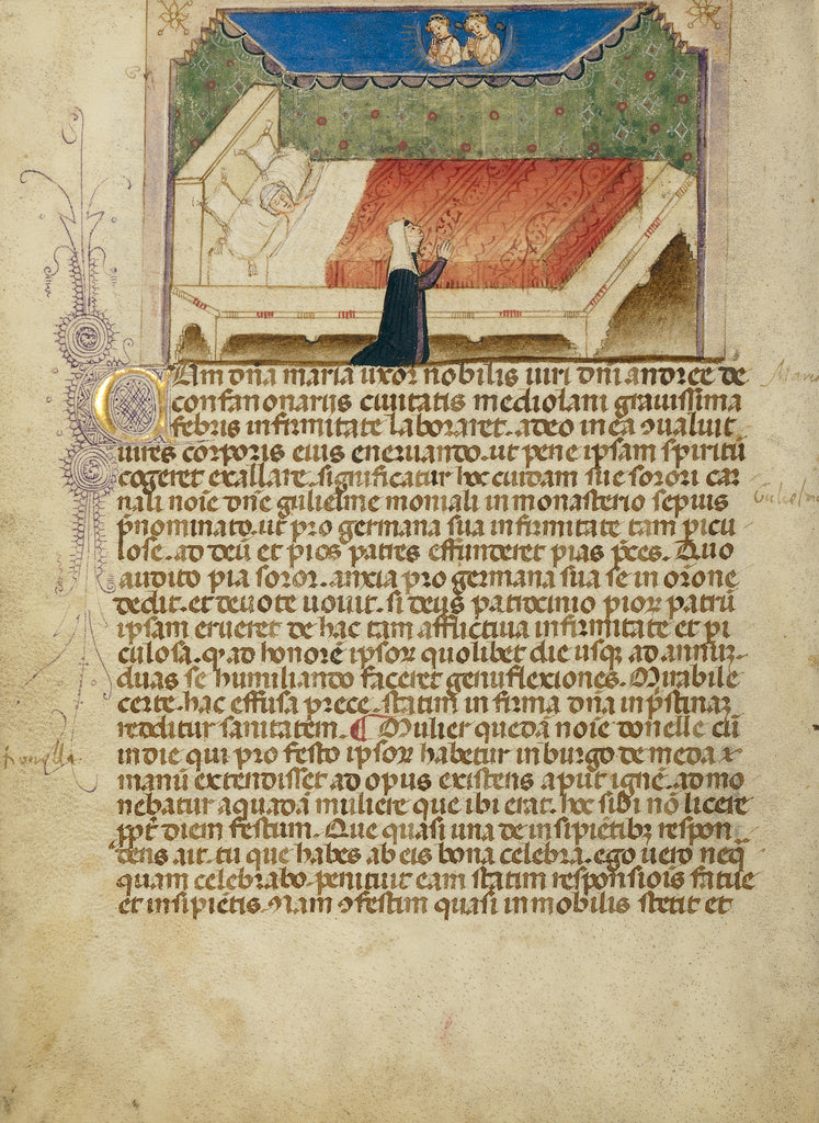Anovelo da ImbonateAttributed to:Sister Guliema Praying to S, Poster Print Wall Art
