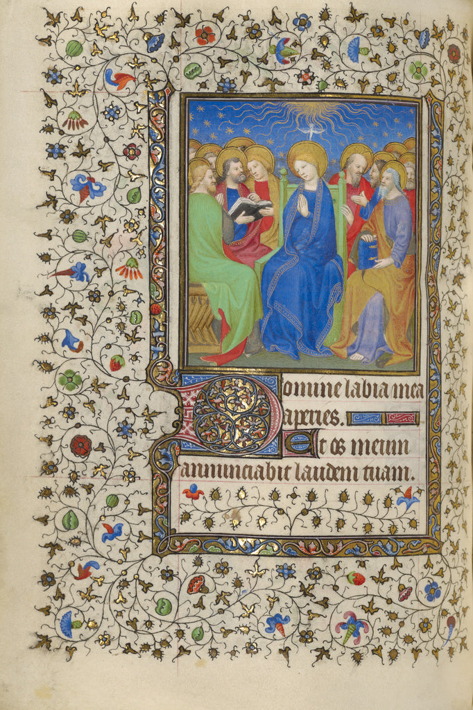 Boucicaut Master and Workshop:Pentecost, Poster Print Wall Art