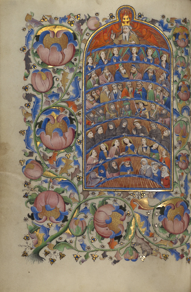 Master of Guillebert de Mets:All Saints, Poster Print Wall Art
