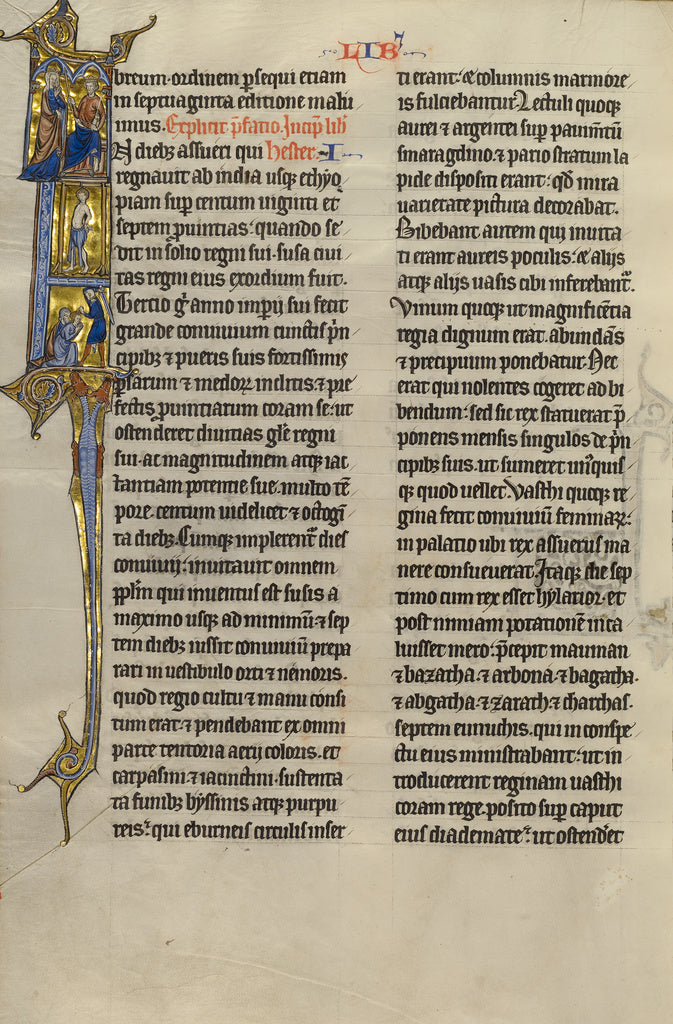 Unknown:Initial I: Scenes from the Life of Esther, Poster Print Wall Art