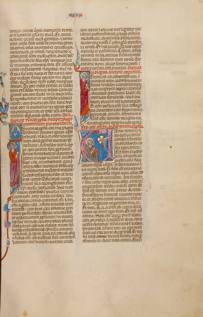 Unknown:Initial V: God Speaking to Jeremiah, Poster Print Wall Art