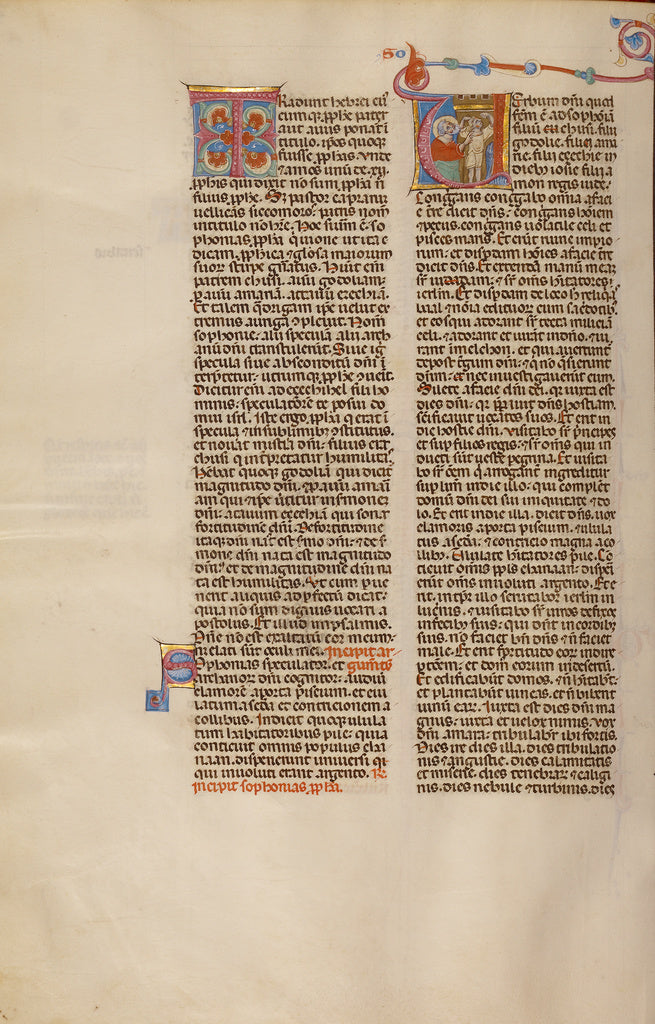 Unknown:Initial V: Zephaniah Pointing to a Child,16x12"(A3)Poster
