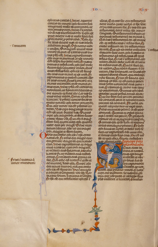 Unknown:Initial S: A Woman and Two Men Receiving a Letter, Poster Print Wall Art