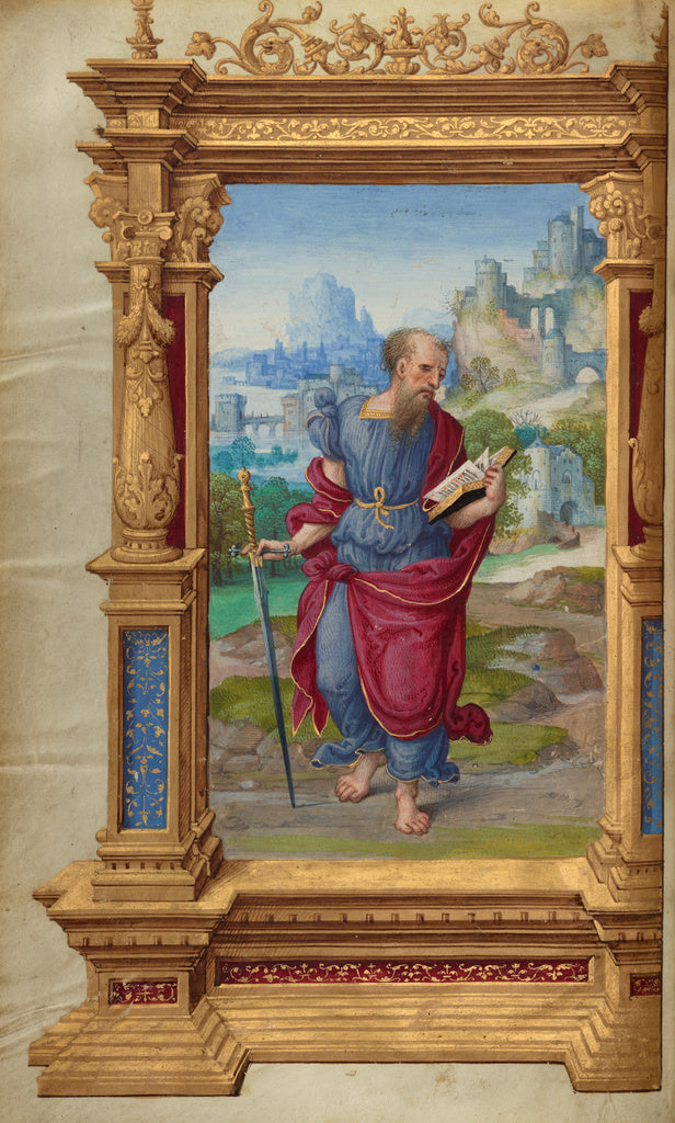 Master of the Getty Epistles:Getty Epistles, Poster Print Wall Art