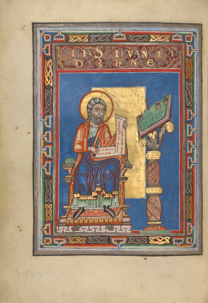 Unknown:Saint John the Evangelist, Poster Print Wall Art