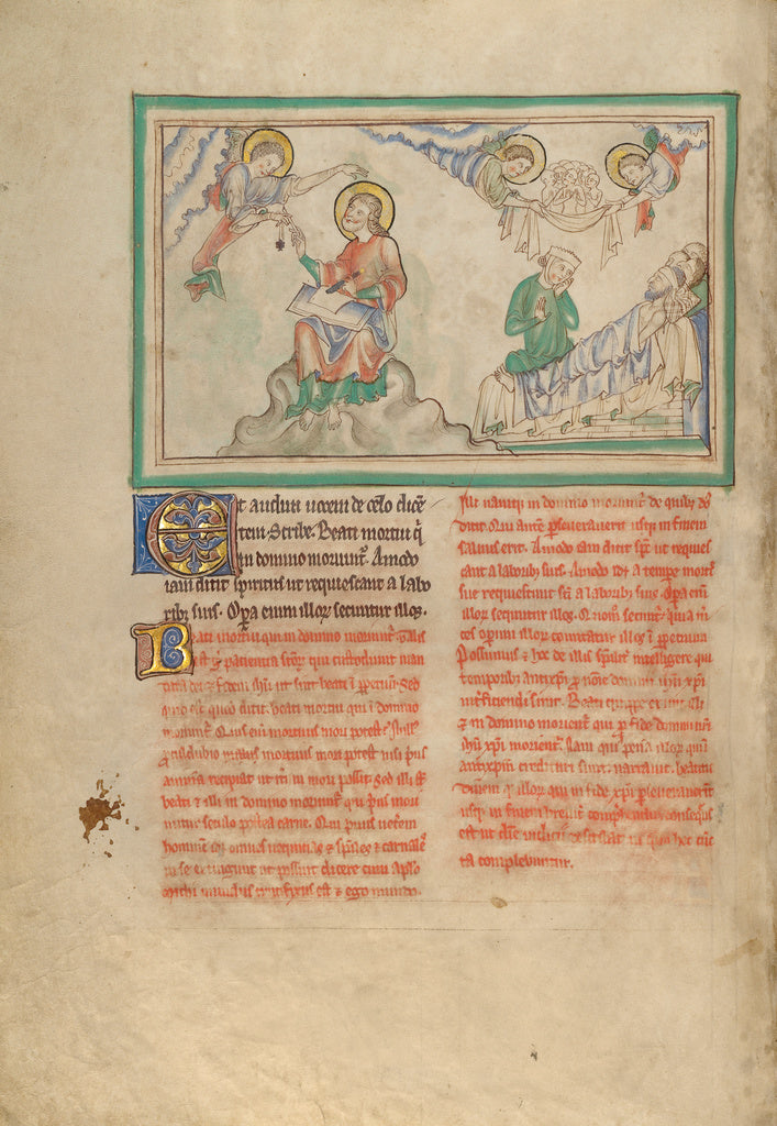 Unknown:John Commanded to Write and the Blessed Dead, Poster Print Wall Art