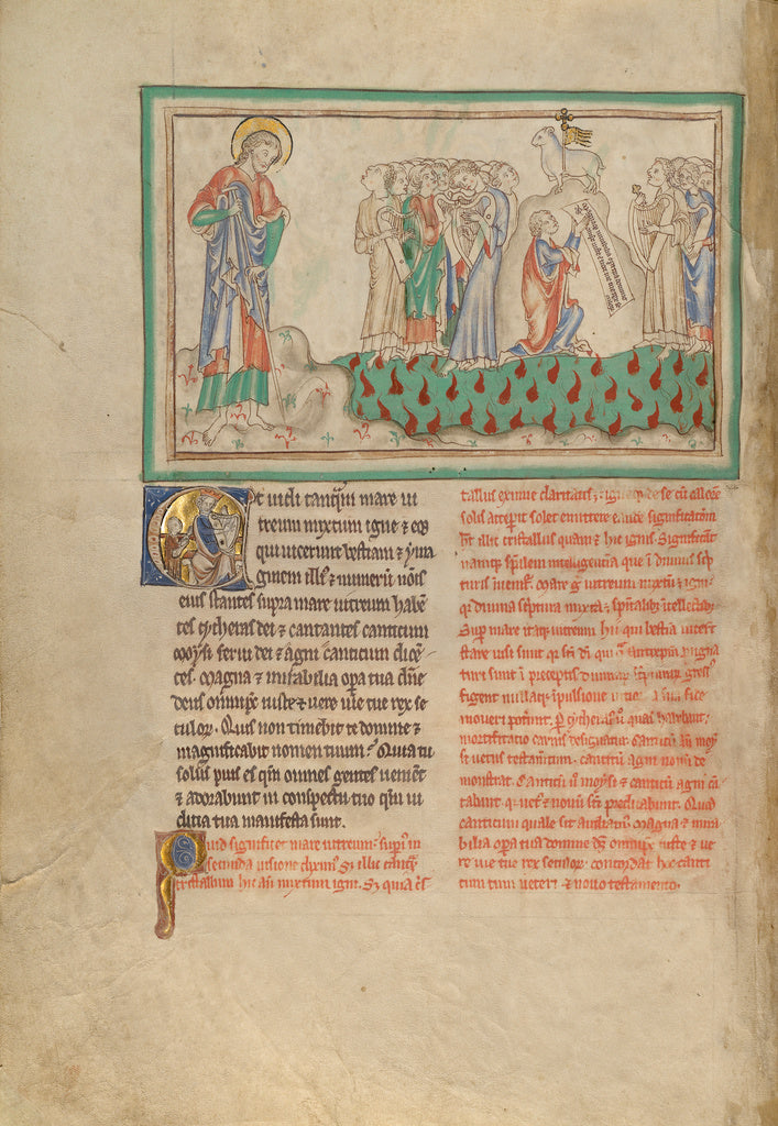 Unknown:The Harp-Playing Victors on the Sea of Glass, Poster Print Wall Art
