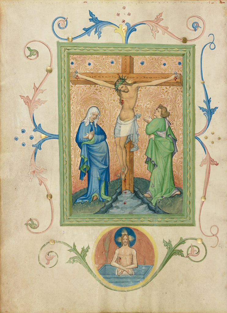 Master of the Kremnitz Stadtbuch:Missal from the Collegium D, Poster Print Wall Art