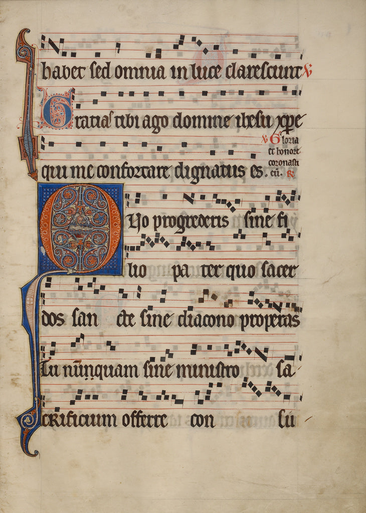 Unknown:Initial Q: The Martyrdom of Saint Lawrence, Poster Print Wall Art