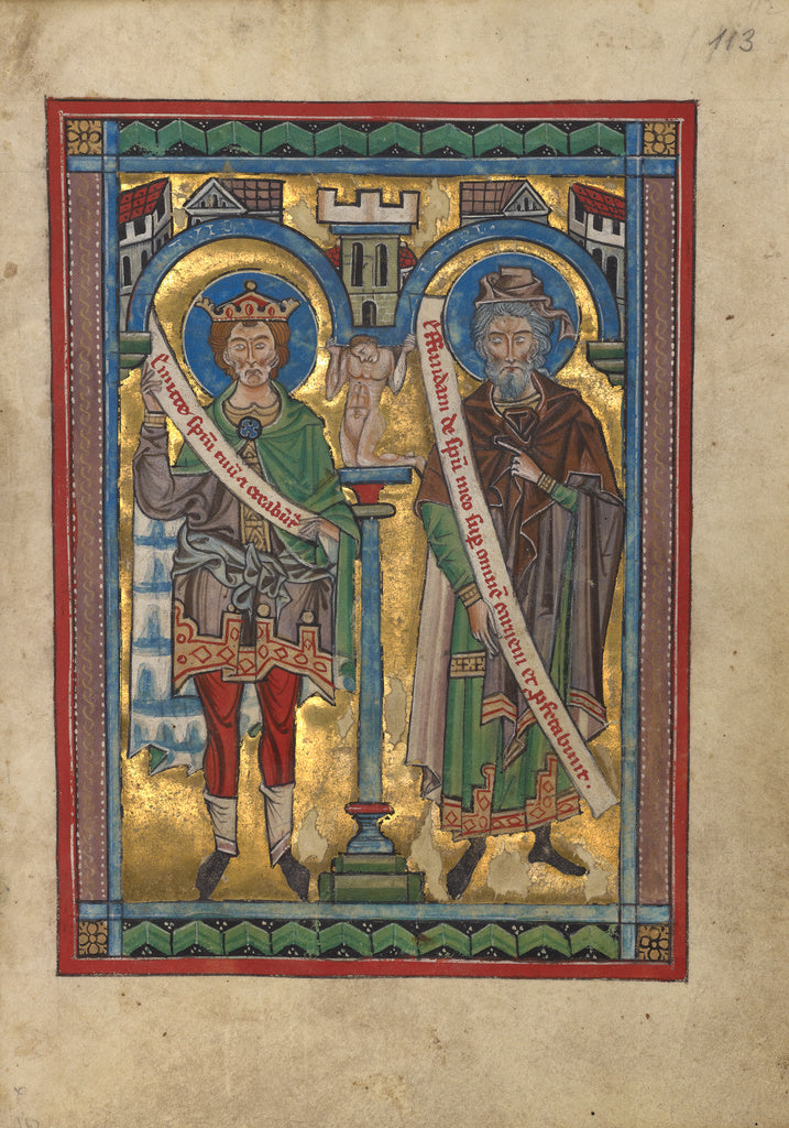 Unknown:David and Joel, Poster Print Wall Art