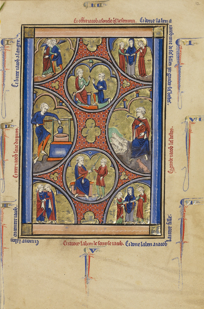 Unknown:Scenes from the Life of Jacob, Poster Print Wall Art