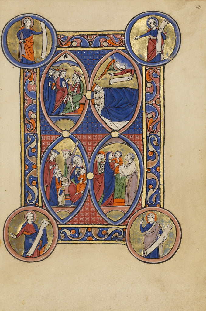 Unknown:The Magi Before Herod; The Adoration of the Magi; Th, Poster Print Wall Art