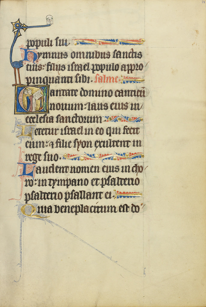 Unknown:Initial C: Two Clerics Singing, Poster Print Wall Art