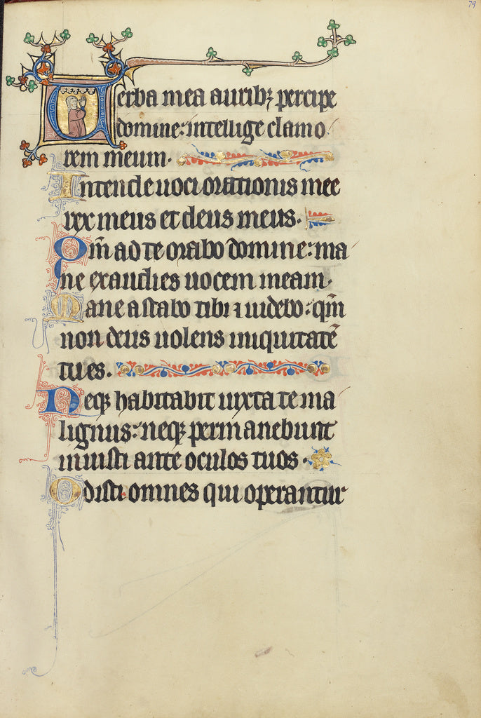Unknown:Initial V: A Man in Prayer, Poster Print Wall Art