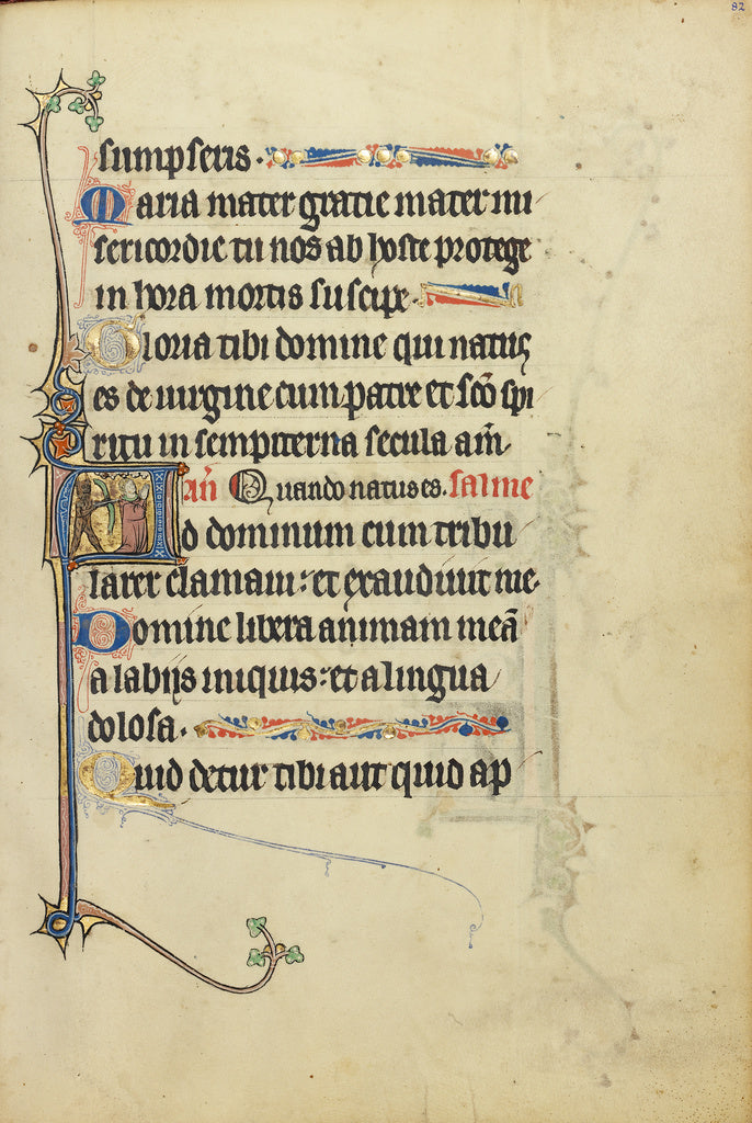 Unknown:Initial A: A Devil Aiming with a Bow and Arrow at a , Poster Print Wall Art