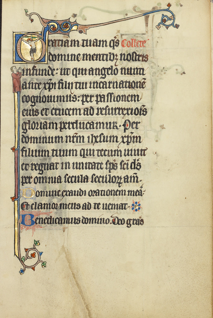 Unknown:Initial G: The Crucifixion, Poster Print Wall Art