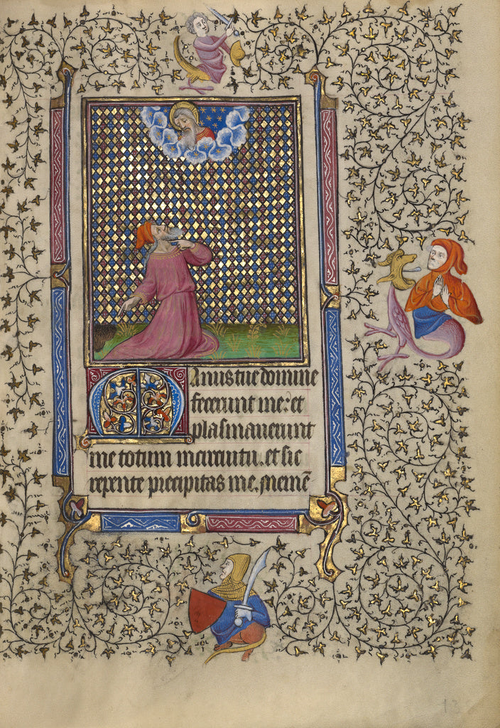 Egerton MasterFollower of the:Job Pointing to the Dust of th, Poster Print Wall Art