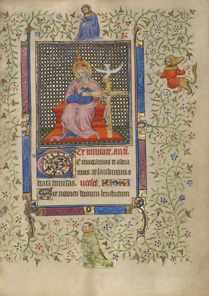 Egerton MasterFollower of the:The Throne of Grace Trinity, Poster Print Wall Art