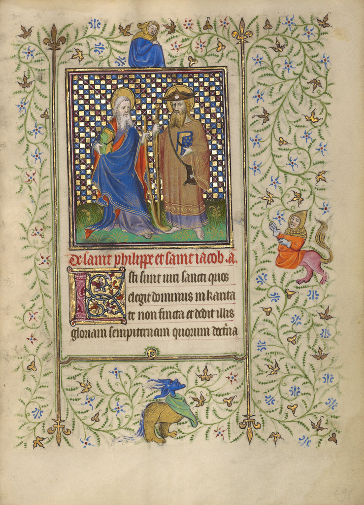 Egerton MasterFollower of the:Saints Philip and James, Poster Print Wall Art