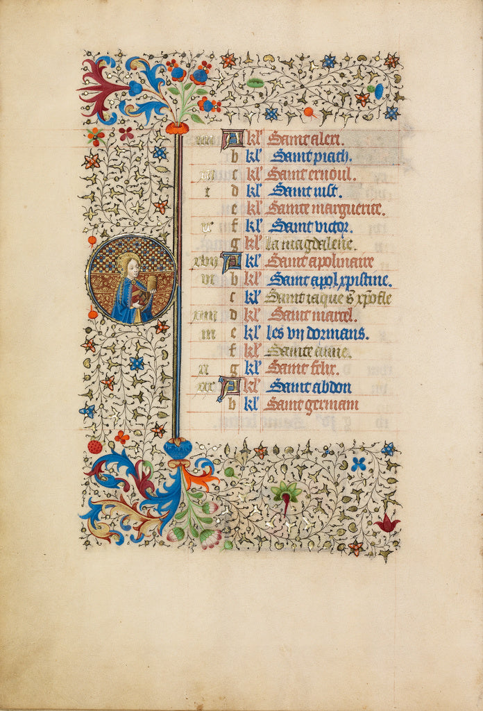 Bedford MasterWorkshop of the:July Calendar Page; Mary Magda, Poster Print Wall Art