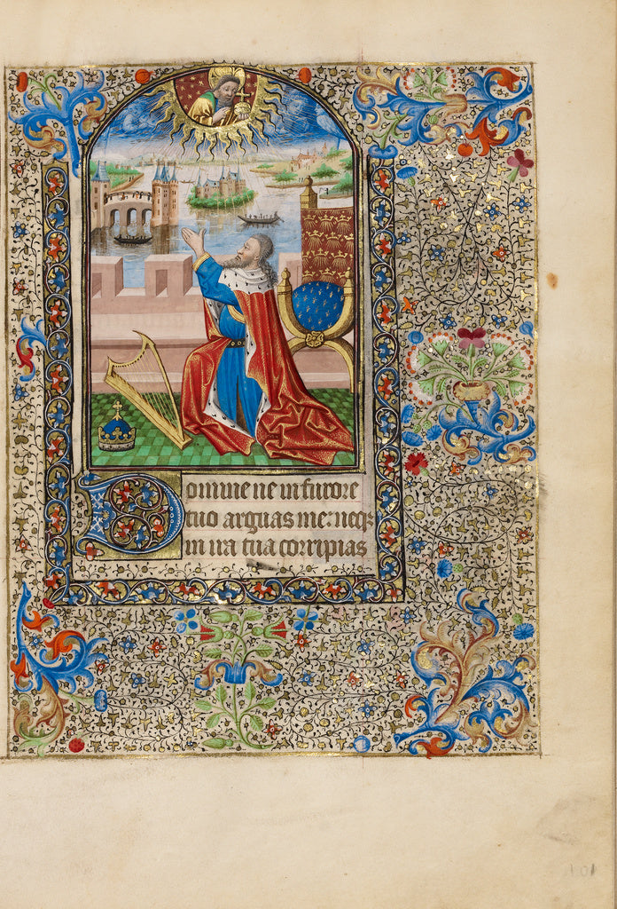 Bedford MasterWorkshop of the:David in Prayer, Poster Print Wall Art