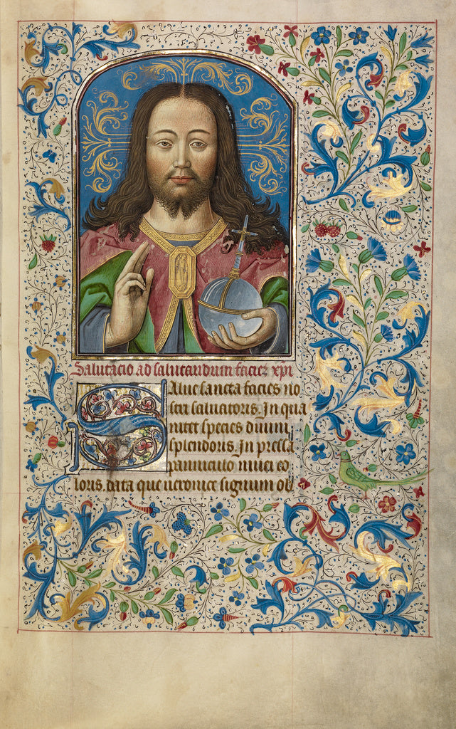Willem VrelantWorkshop of:Salvator Mundi, Poster Print Wall Art