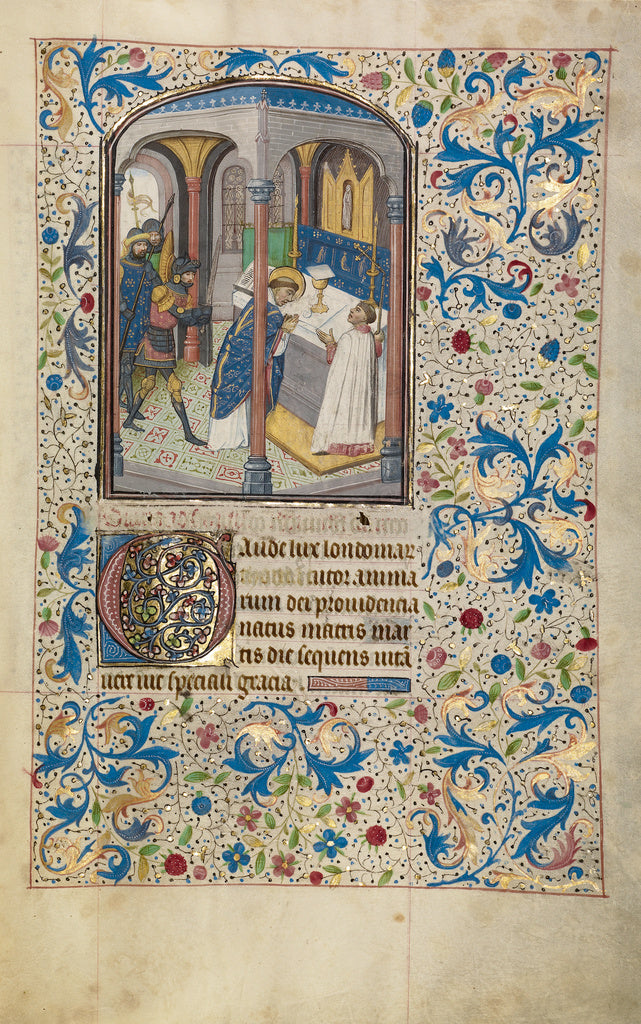 Willem Vrelant:The Martyrdom of Saint Thomas Becket, Poster Print Wall Art
