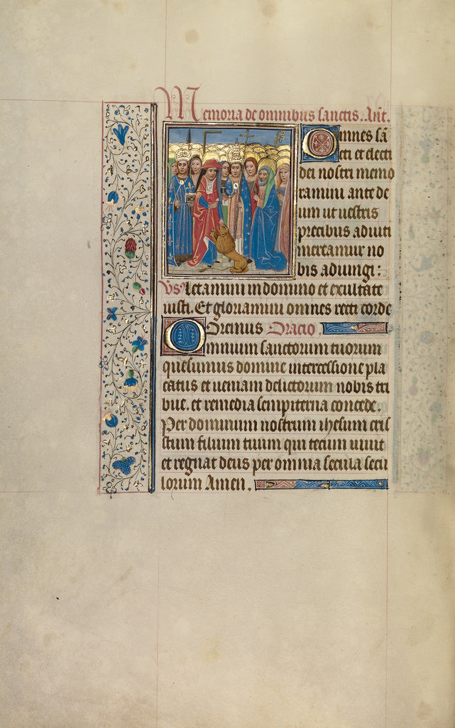 Willem VrelantWorkshop of:All Saints, Poster Print Wall Art
