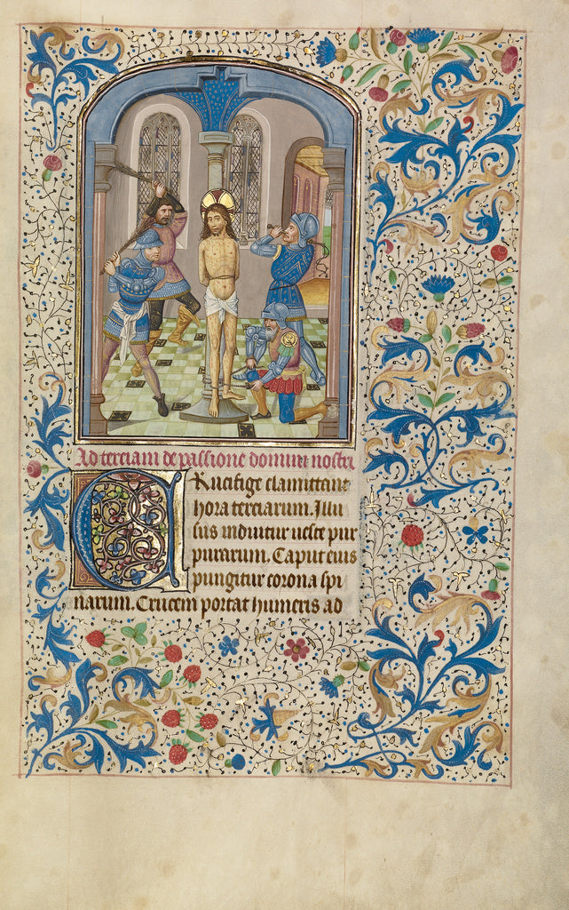 Willem Vrelant:The Flagellation, Poster Print Wall Art