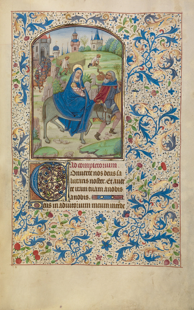 Willem VrelantWorkshop of:The Flight into Egypt, Poster Print Wall Art