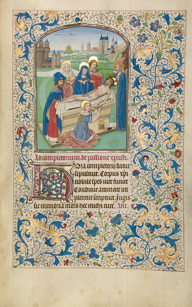 Willem Vrelant:The Entombment, Poster Print Wall Art