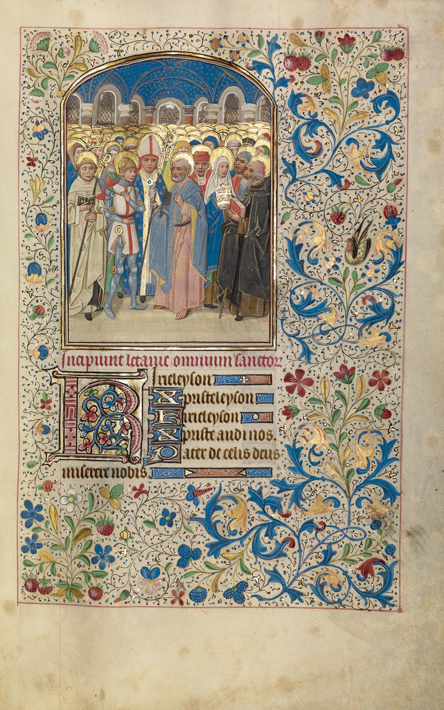 Willem Vrelant:All Saints, Poster Print Wall Art