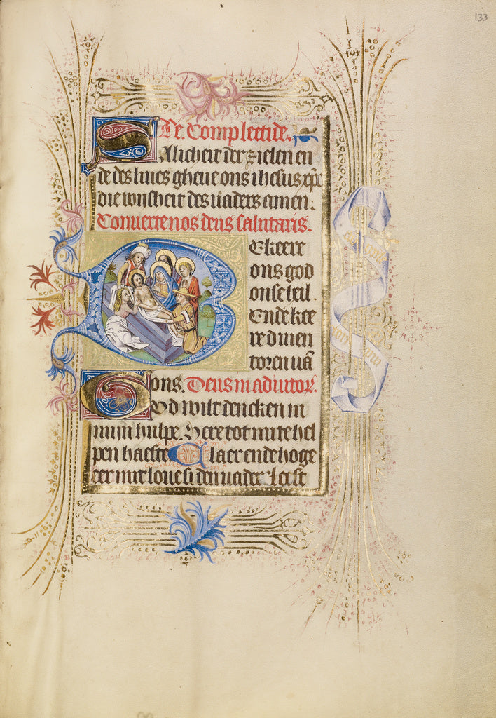 Unknown:Initial B: The Entombment, Poster Print Wall Art