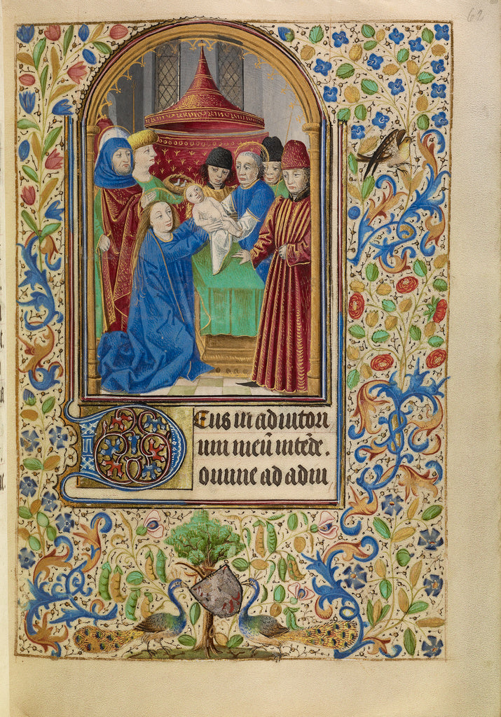 Master of Jacques of Luxembourg:The Presentation in the Temp, Poster Print Wall Art