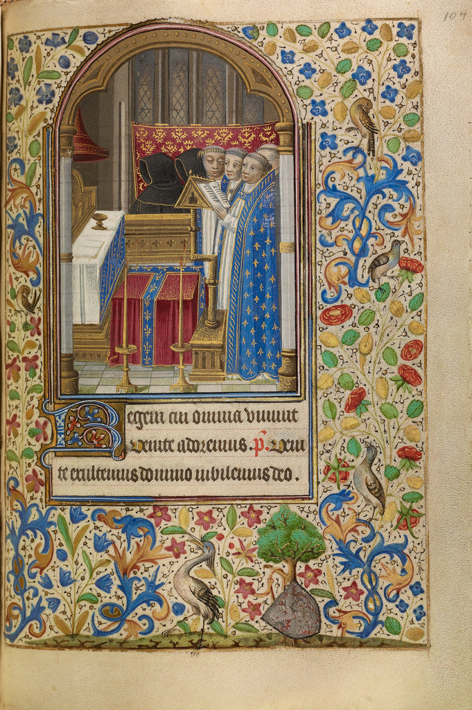 Master of Jacques of Luxembourg:Office of the Dead, Poster Print Wall Art