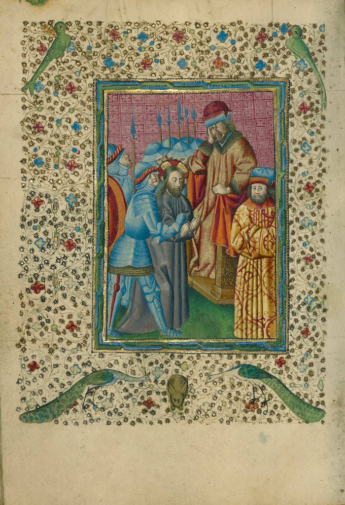 Unknown:Christ before Herod, Poster Print Wall Art
