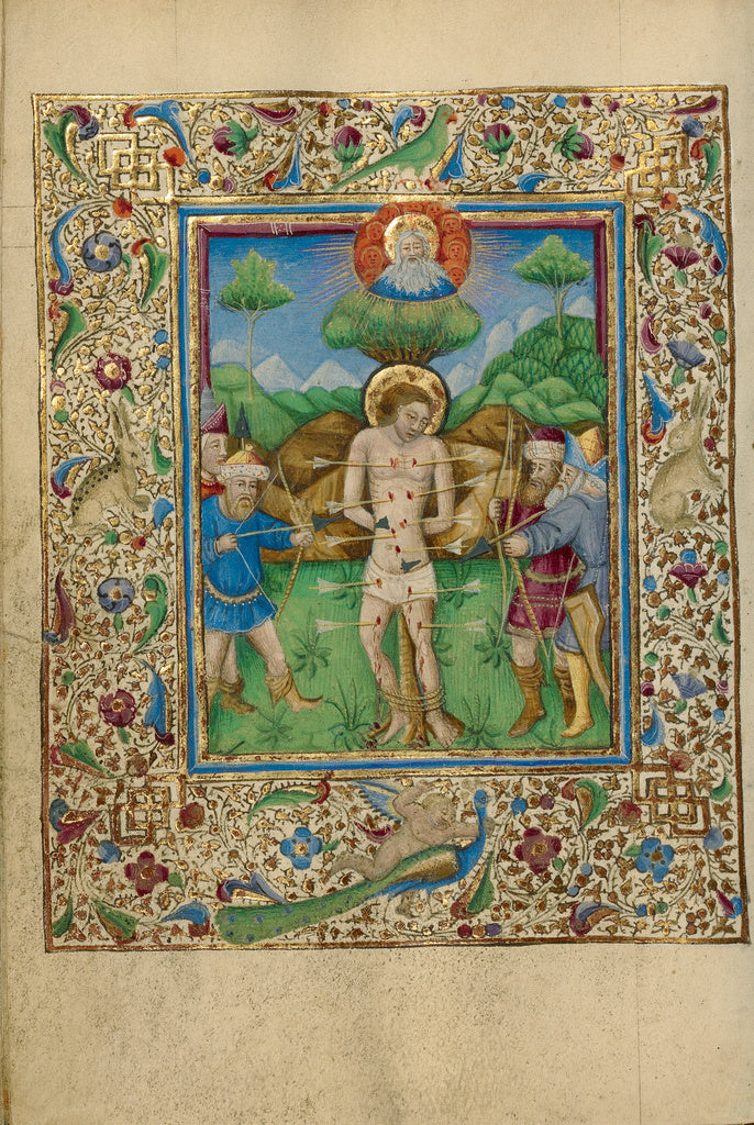 Unknown:The Martyrdom of Saint Sebastian, Poster Print Wall Art