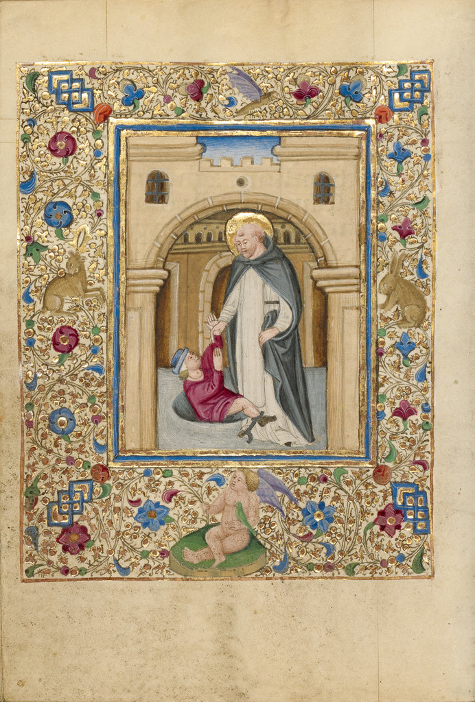 Unknown:Saint Vincent Liberating a Man from Prison, Poster Print Wall Art