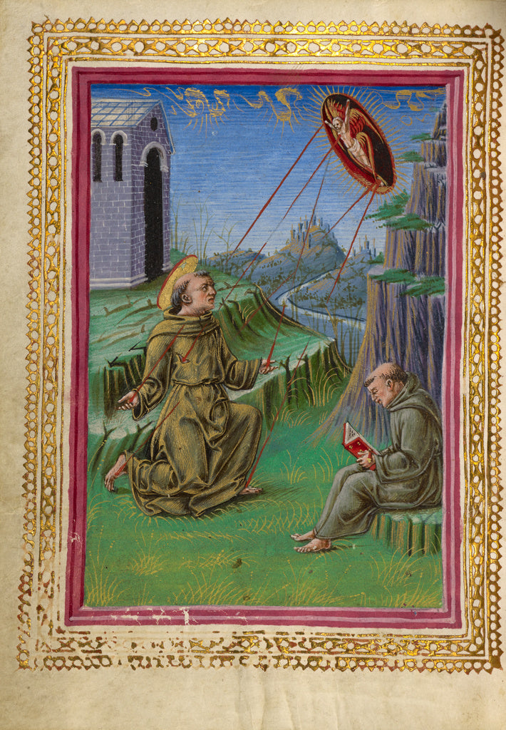 Taddeo Crivelli:The Stigmatization of Saint Francis, Poster Print Wall Art