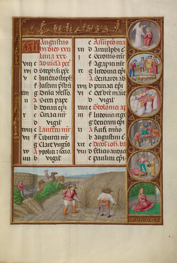 Master of James IV of ScotlandWorkshop of the:August Calenda, Poster Print Wall Art
