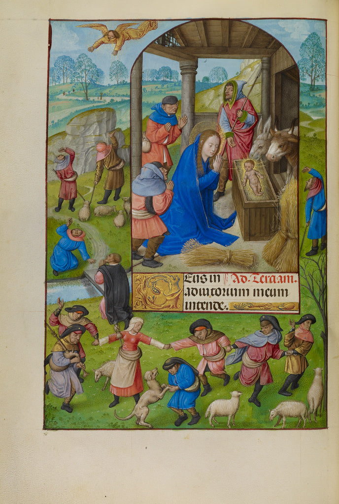 Master of the Prayer Books of around 1500:The Adoration of t, Poster Print Wall Art