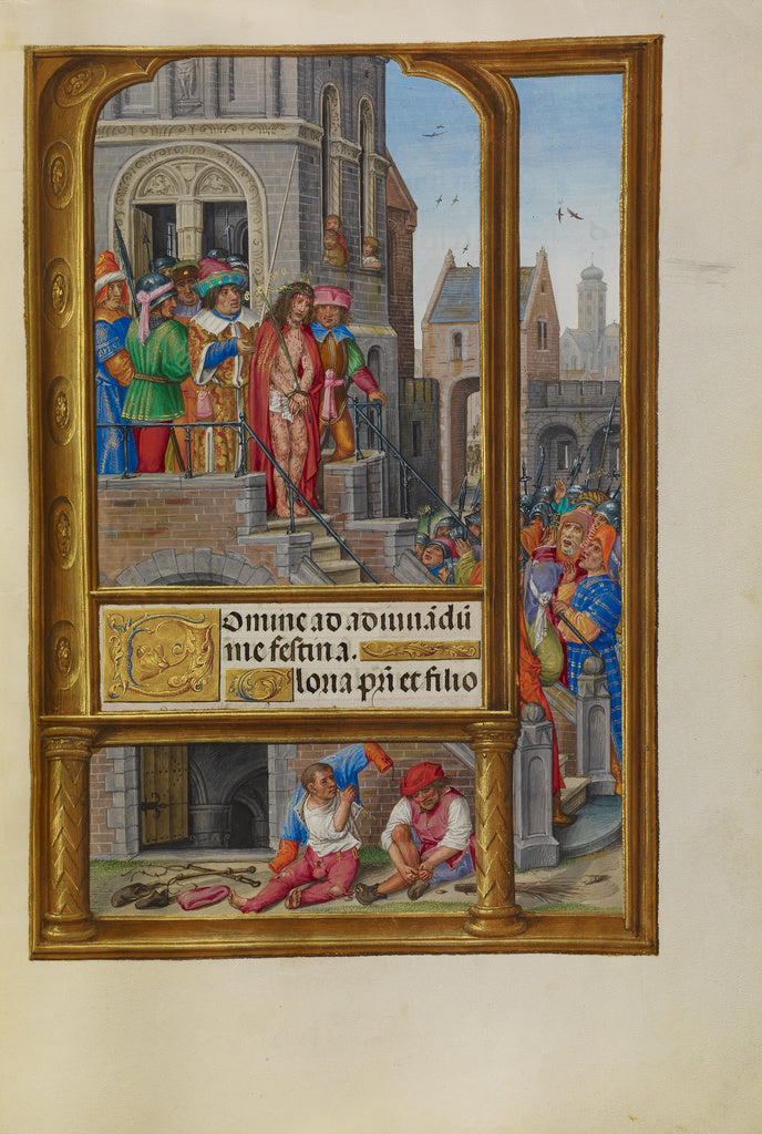 Master of James IV of Scotland:Ecce Homo, Poster Print Wall Art