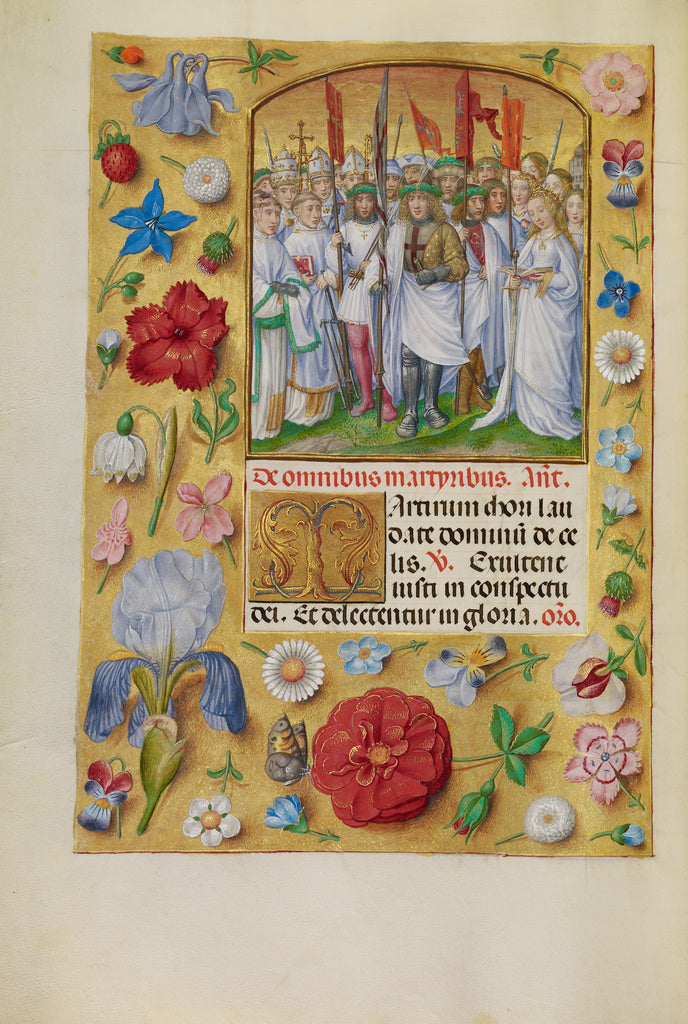 Master of James IV of Scotland:All Saints, Poster Print Wall Art